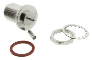AMPHENOL RF 172129 RF / Coaxial Connector, N Type, Straight Bulkhead Jack, Crimp, 50 ohm, RG174, RG188A, RG316