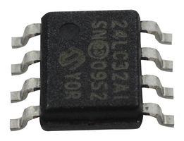 MICROCHIP 24LC32AT-I/SN EEPROM, 32 Kbit, 4K x 8bit, I2C, 400 kHz, SOIC, 8 Pins