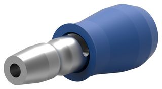 AMP - TE CONNECTIVITY 324225 Bullet Terminal, PIDG Series, 16AWG to 14AWG, 2.62 mm², Male Bullet, Blue, Nylon (Polyamide)