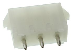 AMP - TE CONNECTIVITY 350760-4 Cabezal de Pin, UL94V-2, Cable-a-Tarjeta, 6.35 mm, 1 Líneas, 3 Contactos, Recto Agujero Pasante