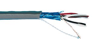 ALPHA WIRE 6084C SL005 Multipair Cable, Shielded, 4 Pair, 24 AWG, 0.23 mm², 100 ft, 30.5 m