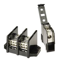 LITTELFUSE 0LD25703ZXDIN Panel Mount Barrier Terminal Block, 175 A, 600 V, 3 Pole, 1, Screw, 00 AWG