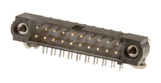 HARWIN M80-5401042 Pin Header, Dual in Line, Wire-to-Board, 2 mm, 2 Rows, 10 Contacts, Through Hole Right Angle