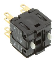 EAO 51-972.F22 Contact Block, 5 A, 250 V, 2 Pole, Quick Connect, 2NO / 2NC