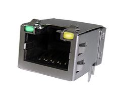 AMPHENOL COMMUNICATIONS SOLUTIONS RJE491881401 Modular Connector, RJ45 Jack, 1 x 1 (Port), 8P8C, Cat6, Through Hole Mount