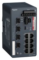 SCHNEIDER ELECTRIC MCSESM123F2LG0 Interruptor, 12 Puertos, Industrial, Gigabit Ethernet Gestionado, Rail DIN, RJ45 x 8, SFP x 4