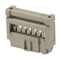 HARTING 09185065813 IDC Connector, Board In Connector, 2.54 mm, 2 Row, 6 Contacts, Cable Mount, Through Hole Mount