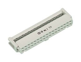 HARTING 09185207803 IDC Connector, Board In Connector, 2.54 mm, 2 Row, 20 Contacts, Cable Mount, Through Hole Mount