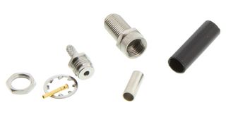 AMPHENOL RF 901-9610-3SF RF / Coaxial Connector, SMA Coaxial, Straight Bulkhead Jack, Solder, 50 ohm, RG174, RG188A, RG316