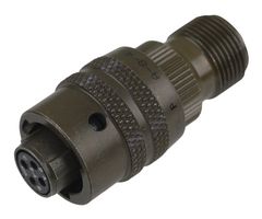 AMPHENOL INDUSTRIAL PT06A-8-4S(424) Conector Circular, PT Series, MIL-DTL-26482 I, Macho Reca, 4 Contactos, Socket por Soldadura