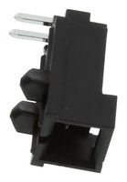 MOLEX 70555-0001 Pin Header, Wire-to-Board, 2.54 mm, 1 Rows, 2 Contacts, Through Hole Right Angle, SL 70555 Series