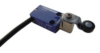 TELEMECANIQUE SENSORS XCMD2515L1 Limit Switch, Roller Lever, SPST-NO, SPST-NC, 1.5 A, 240 V, 0.1 N, OsiSense XC Series