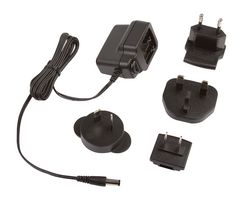 XP POWER VER05US090-JA AC/DC Power Supply, 1 Output, 5 W, 9 V, 550 mA