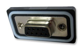 EDAC 628-W09-220-012 D Sub Connector, DB9, IP67, Standard, Receptacle, 628 Series, 9 Contacts, DE, Solder