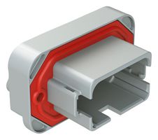 AMPHENOL SINE/TUCHEL AT15-12PA-BM16 Automotive Connector, AT Series, Straight Receptacle, 12 Contacts, PCB Pin, Thermoplastic Body