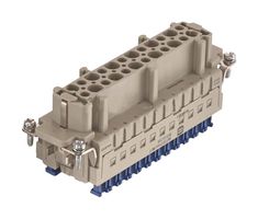 HARTING 09332242748 Heavy Duty Connector, Han ES Press Series, Insert, 24 Contacts, 24B, Receptacle