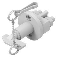 TE CONNECTIVITY - KISSLING 35-210-160-R Battery Disconnector Switch, Manual, Removable, Red, Lever, 1 Poles, 200 A, 32 VDC, Flange