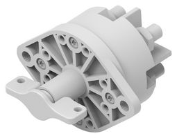 KISSLING - TE CONNECTIVITY 35-521-230-GE-900 Battery Disconnector Switch, Manual, Removable, Yellow, T Handle, 2 Poles, 500 A, 32 VDC, Flange