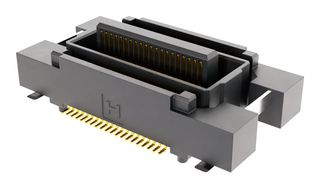 HARWIN F12-20004045R Mezzanine Connector, Plug, 0.5 mm, 2 Rows, 40 Contacts, Surface Mount Straight, Phosphor Bronze
