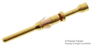 SOURIAU-SUNBANK / EATON RM24M9K Circular Connector Contact, Souriau Trim Trio Series, Pin, Crimp, 24 AWG, 26 AWG