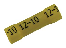 MOLEX 19154-0030 Empalme Directo, Amarillo, Serie InsulKrimp 19154, 12 AWG, 10 AWG, PVC (Policloruro de Vinilo)