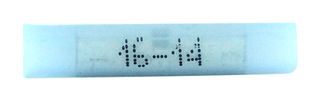 MOLEX 19202-0031 Butt Splice, Blue, NylaKrimp 19202 Series, 16 AWG, 14 AWG, 2 mm², Nylon (Polyamide)