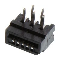 AMPHENOL COMMUNICATIONS SOLUTIONS HLW5R-2C7LF FFC / FPC Board Connector, 1 mm, 5 Contacts, Receptacle, FCI HLW-R Series, Through Hole, Top