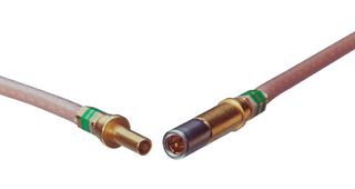 AMPHENOL AEROSPACE M39029/102-558 Contacto para Conector Circular, Coax, MIL-DTL-M39029, Pin, Crimpado, 12 AWG