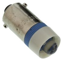 VCC / VISUAL COMMUNICATIONS COMPANY VC18602357 LED Replacement Lamp, BA9s, Blue, T-1 3/4 (5mm), 465 nm, 3.5 cd