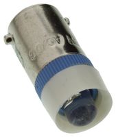 VCC / VISUAL COMMUNICATIONS COMPANY VC18602457 LED Replacement Lamp, BA9s, Blue, T-1 3/4 (5mm), 465 nm, 3.5 cd
