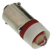 VCC / VISUAL COMMUNICATIONS COMPANY VC18606130 LED Replacement Lamp, BA9s, Red, T-1 3/4 (5mm), 620 nm, 3.4 cd