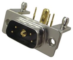NORCOMP 684M5W1103L461 Combination Layout D Sub Connector, Power-D 684M Series, DE-5W1, Plug, 5 Contacts, Through Hole