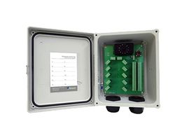 AMPHENOL WILCOXON VLD08BF-G-N-S Junction Box, 10"x8"x4", Fiberglass, Cable Grip, 8, IP66, VLD Series