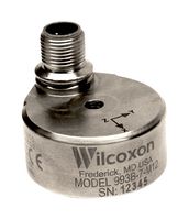 AMPHENOL WILCOXON 993B-7-M12 Accelerometer, 0.1 V/g, 10-32 Captive Screw Mount, 18 to 30VDC, -50 to 120 °C