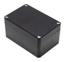 HAMMOND 1590ZGRP082BK Plastic Enclosure, Wall Mount, Polyester (PET), Glass Fibre Reinforced, 110 mm, 75 mm, 55 mm