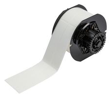 BRADY B33-326-498 Label, Thermal Transfer Printable, 101.6 mm, 25.4 mm, Vinyl Cloth, White
