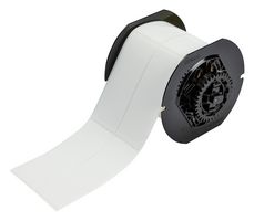 BRADY B33-327-498 Label, Thermal Transfer Printable, 101.6 mm, 38.1 mm, Vinyl Cloth, White