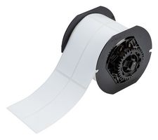 BRADY B33-327-499 Label, Thermal Transfer Printable, 101.6 mm, 38.1 mm, Nylon Cloth, White