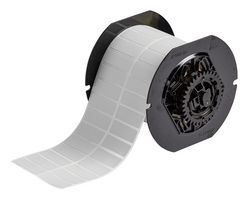 BRADY B33-37-486 Label, Thermal Transfer Printable, 12.7 mm, 38.1 mm, Metallised Polyester, Light Grey