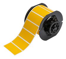 BRADY B33-7-8591-YL Label, Thermal Transfer Printable, 31.75 mm, 69.85 mm, Polyester, Yellow