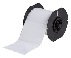 BRADY B33-76-483 Label, Thermal Transfer Printable, 76.2 mm, 101.6 mm, Polyester, White