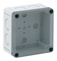 ALTECH 106-004 Plastic Enclosure, Sidewall Knockout, Multipurpose, Polystyrene, 66 mm, 110 mm, 110 mm, IP66