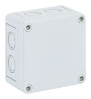 ALTECH 127-403 Plastic Enclosure, Sidewall Knockout, Multipurpose, Polycarbonate, 57 mm, 94 mm, 94 mm, IP66