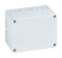 ALTECH 127-909 Plastic Enclosure, Sidewall Knockout, Multipurpose, Polycarbonate, 81 mm, 130 mm, 94 mm, IP66