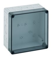 ALTECH 137-507 Plastic Enclosure, Sidewall Knockout, Multipurpose, Polycarbonate, 111 mm, 182 mm, 180 mm, IP66