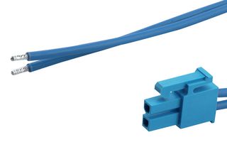 MOLEX 226245-2022 Cable Assembly, Mini-Fit Versa Receptacle to Free End, 2 Positions, 4.2 mm, 2 Row, 150 mm, 5.9 "