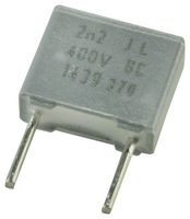 VISHAY BFC237052222 General Purpose Film Capacitor, Metallized PET, Radial Box - 2 Pin, 2200 pF, ± 5%, 220 V, 400 V