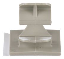 PANDUIT LWC25-A-D Fastener, Adhesive Backed Latching Wire Clip, Nylon 6.6 (Polyamide 6.6), Natural, 22.4 mm