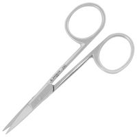 EXCELTA 290 Scissors, Precision, Straight Medium Fine Blade, Stainless Steel, 25 mm, 93.75 mm Overall Length