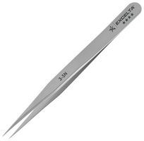 EXCELTA 3-SN Tweezers, Precision, Straight, Pointed, 118.75 mm, Stainless Steel